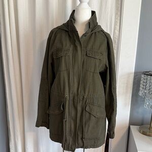 Olive Utility Jacket for Women